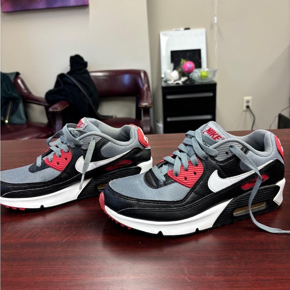 Nike Black and Gray Sneakers with Air Max Cushioning